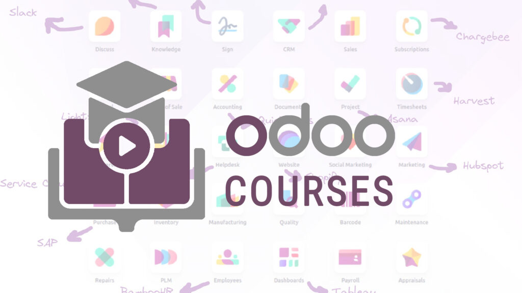 odoo courses - Applications Odoo avec logo intégration